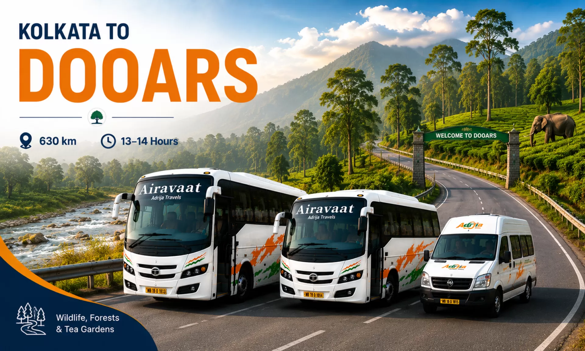 Kolkata to Dooars